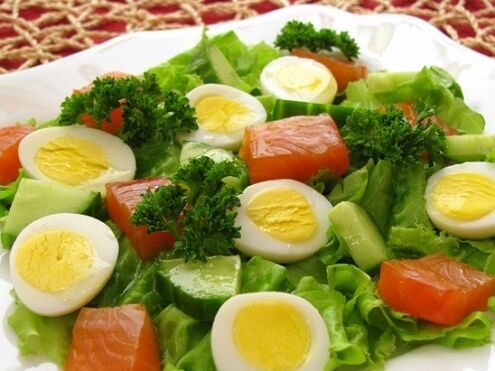 магги диетасы үчүн салат